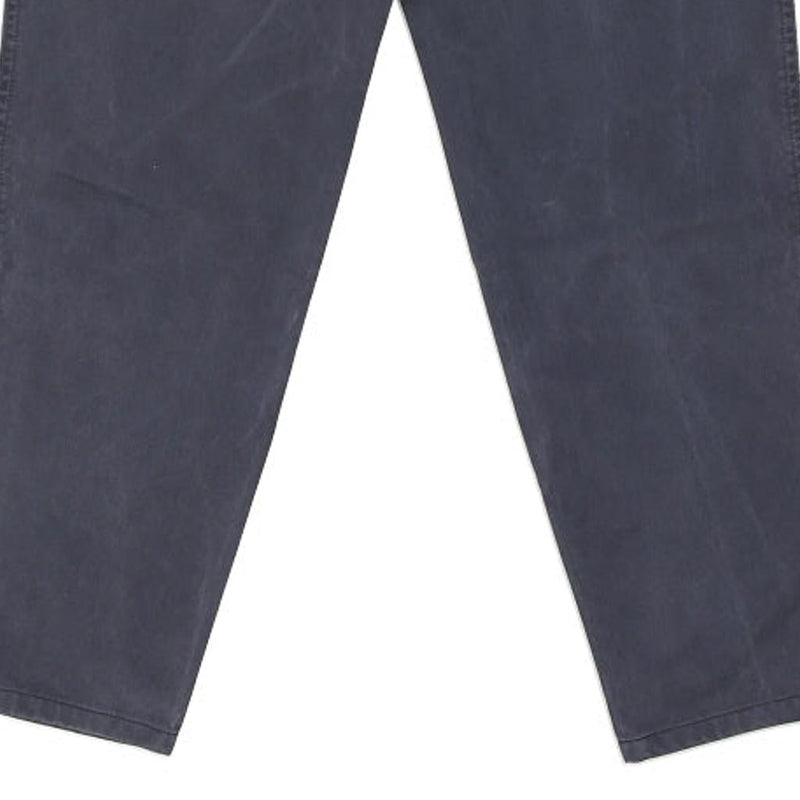 Emporio Armani Trousers - 22W UK 2 Navy Cotton