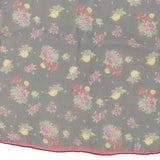 Dolce & Gabbana Floral Handkerchief - No Size Black Silk