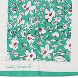 Trussardi Floral Handkerchief - No Size Green Polyester