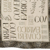 Enrico Coveri Scarf - No Size Beige Silk