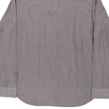 Armani Shirt - Large Grey Cotton