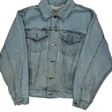 Vintage Wrangler Denim Jacket - Medium Light Wash Cotton