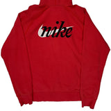 Vintage Nike Hoodie - XL Red Cotton Blend