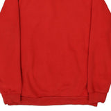Puma Spellout Hoodie - Small Red Cotton Blend