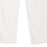 Les Copains Trousers - 28W UK 6 White Cotton