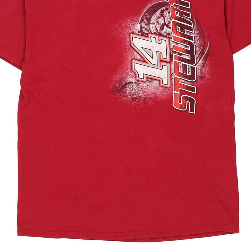 Vintage red #14 Stewart Winners Circle T-Shirt - mens large