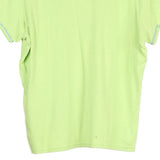 Tommy Hilfiger V-neck Polo Shirt - Large Green Cotton