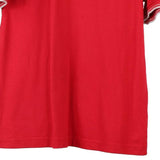 Kappa Polo Shirt - Medium Red Cotton