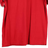 Kappa Polo Shirt - Medium Red Cotton