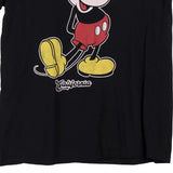 California Disney Cartoon T-Shirt - XS Black Cotton