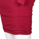 Max & Co Bodycon Dress - Small Red Viscose Blend