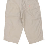 Benetton Shorts - 36W UK 18 Beige Cotton