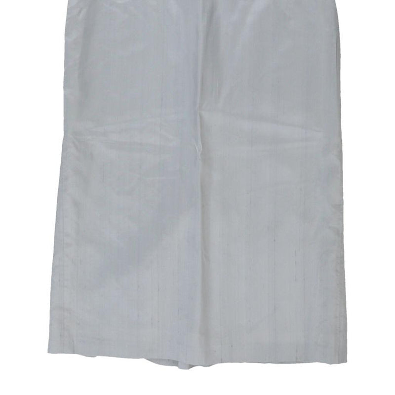 Gianfranco Ferre Midi Skirt - 29W UK 10 Blue Acetate