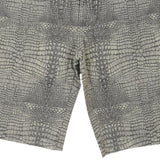 Cavalli Animal print Shorts - 28W UK 8 Green Cotton