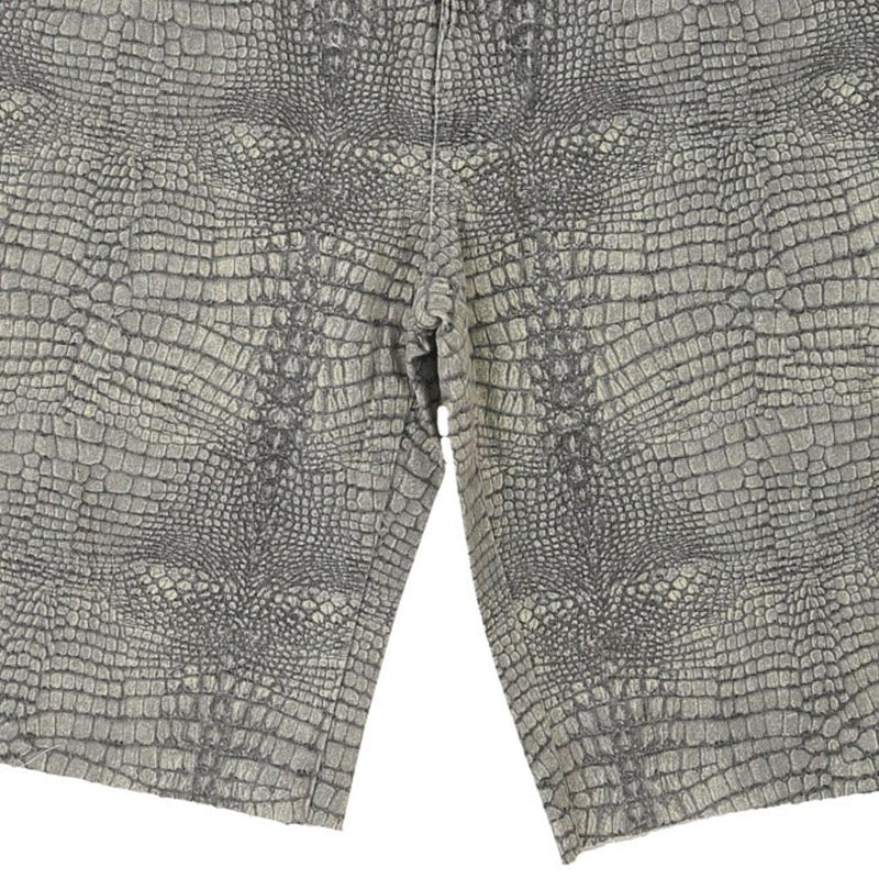 Cavalli Animal print Shorts - 28W UK 8 Green Cotton