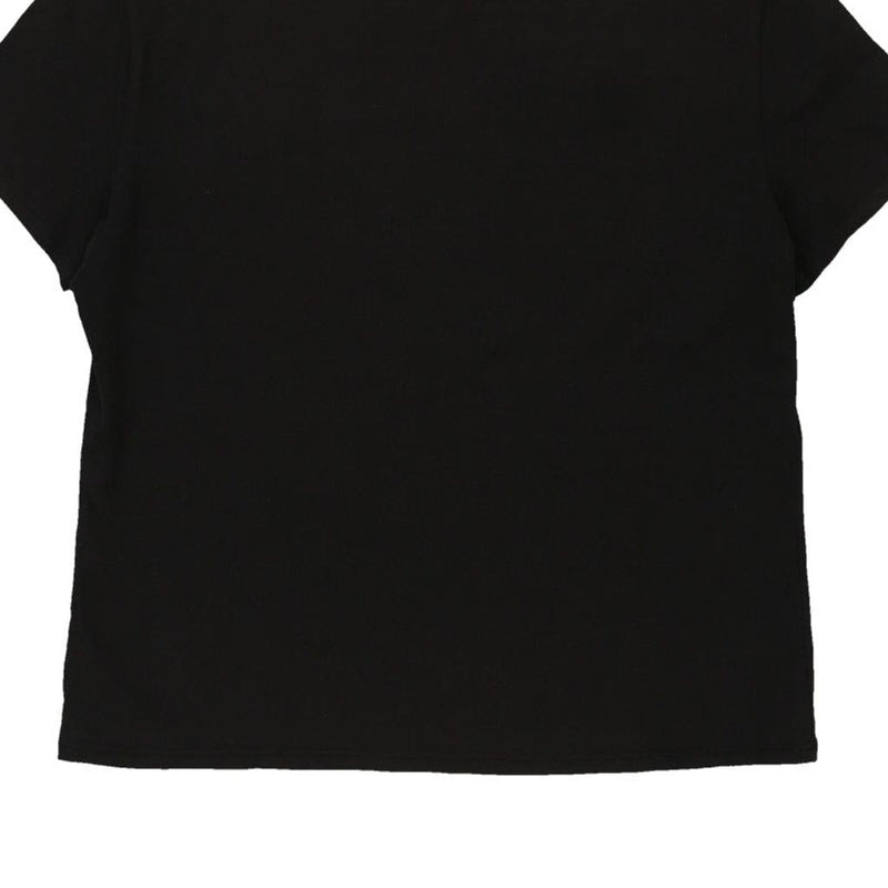 Roberto Cavalli Sport Graphic T-Shirt - Medium Black Cotton