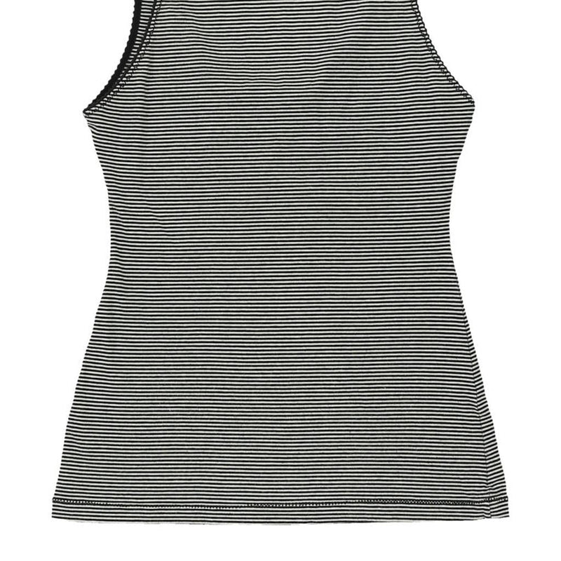 Dolce & Gabbana Striped Vest - Medium Black Cotton
