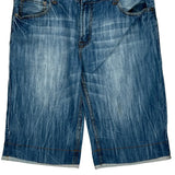 Sokool Denim Shorts - 34W 14L Blue Denim