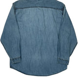 Vintage Levis Denim Shirt - Large Blue Cotton