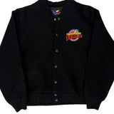 Vintage Unbranded Varsity Jacket - Medium Black Wool Blend