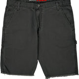 Dickies Cargo Shorts - 36″ Waist Black Cotton Blend