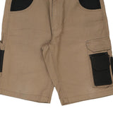 Unbranded Cargo Shorts - 34W 13L Brown Cotton