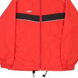 Age 14-16 Umbro Jacket - XL Red Polyester