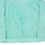 Adidas Jacket - Large Blue Nylon
