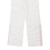 Age 14 Adidas Tracksuit - Large White Polyester