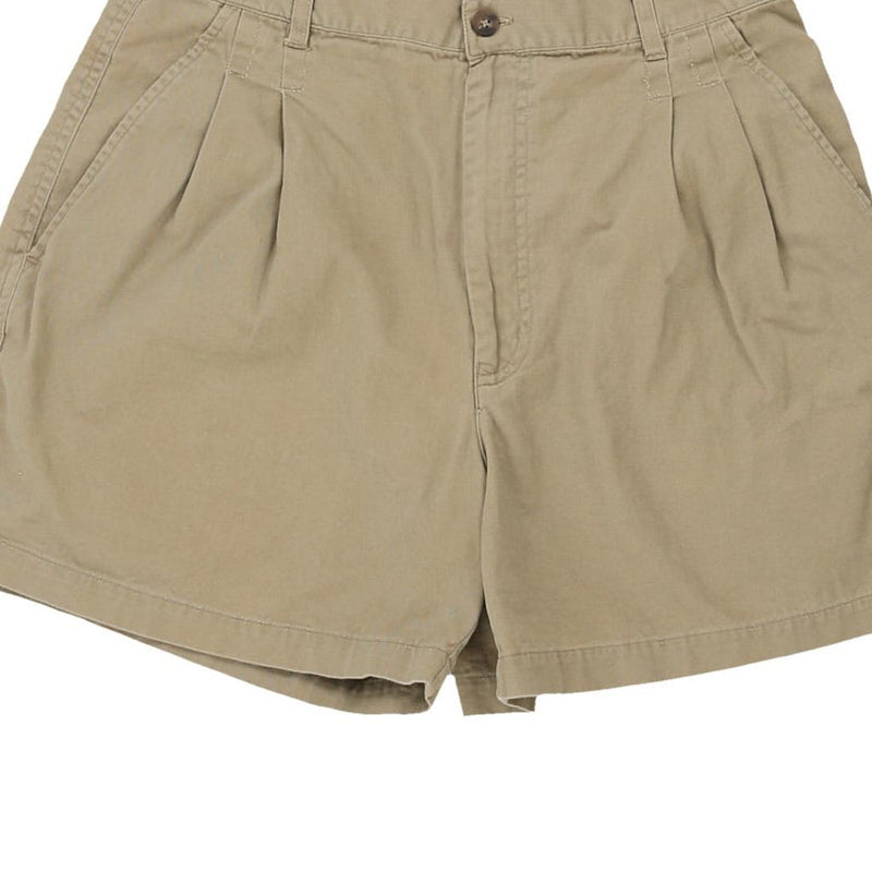 Truly Chino Shorts - 32W UK 14 Beige Cotton