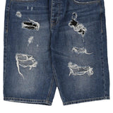Guess Denim Shorts - 36W 13L Blue Cotton