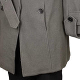 Patrizia Pepe Coat - Small Grey Wool