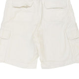 Armani Jeans Cargo Shorts - 37W 11L White Cotton