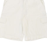 Armani Jeans Cargo Shorts - 37W 11L White Cotton
