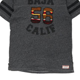 Made in USA Baja Calif True Religion T-Shirt - Medium Grey Cotton