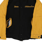 Louise Unbranded Varsity Jacket - Small Black Wool Blend
