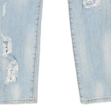 Super Skinny True Religion Jeans - 26W UK 6 Light Wash Cotton