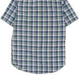 Timberland Checked Short Sleeve Shirt - XS Blue Cotton