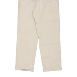 Ralph Lauren Trousers - 32W UK 14 Beige Cotton