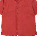 Vintage red Tommy Bahama Hawaiian Shirt - mens large