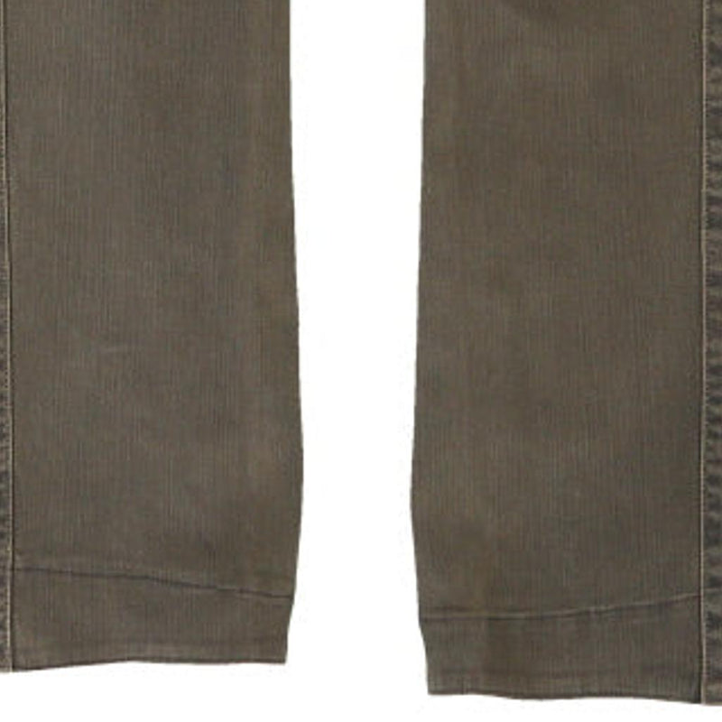 Burberry Trousers - 34W UK 14 Khaki Cotton