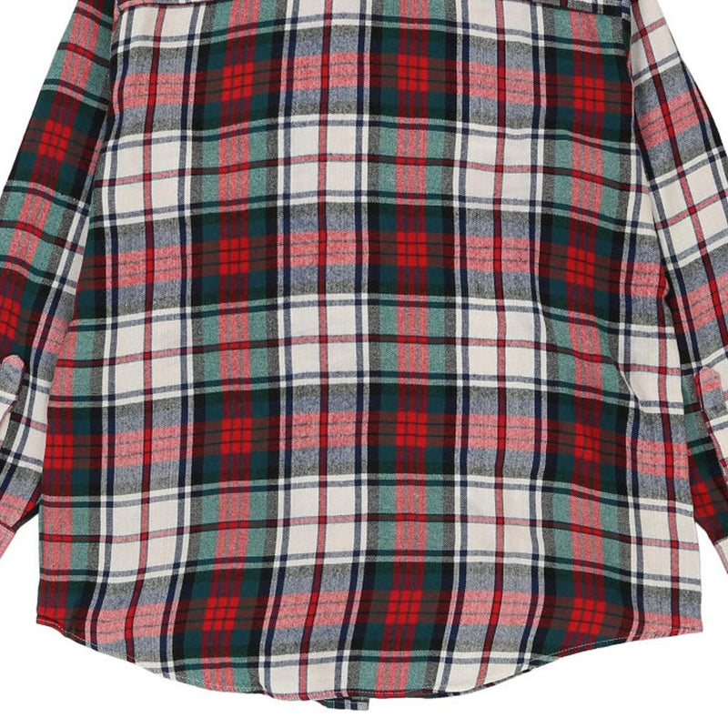 Windsor Checked Flannel Shirt - Large Multicoloured Cotton