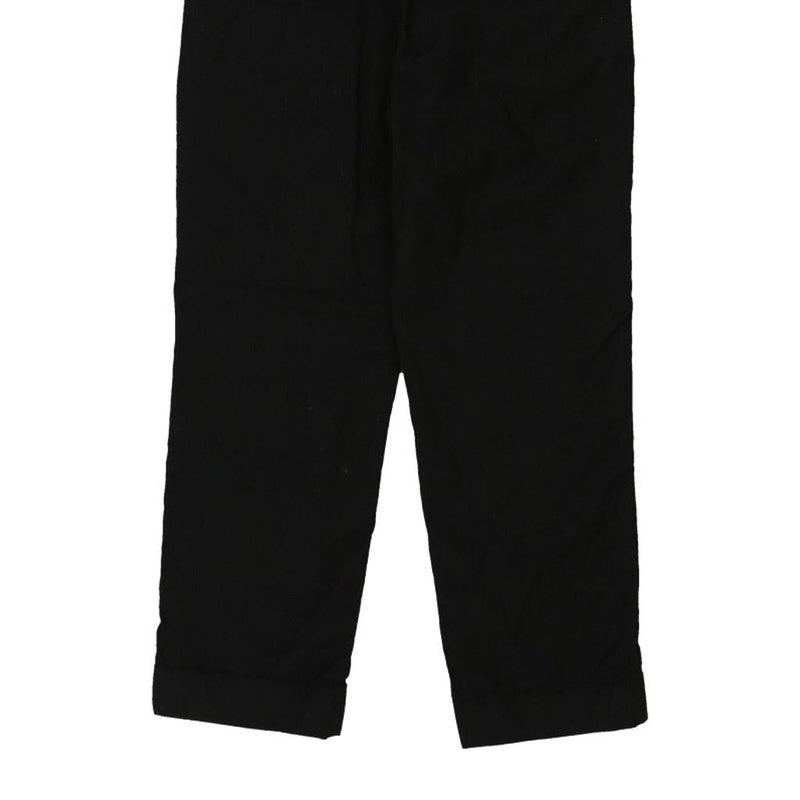 Calvin Klein Trousers - 34W 28L Black Wool