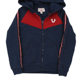 Age 5 True Religion Hoodie - XS Navy Cotton Blend