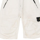 Age 3 Stone Island Shorts - 22W 9L White Cotton