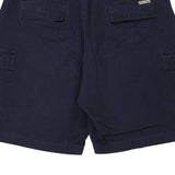 Esse Emme Cargo Shorts - 38W 10L Navy Cotton