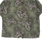 Campia Floral Hawaiian Shirt - XL Green Viscose