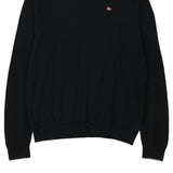 Vintage black Napapijri Jumper - mens x-large