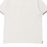 Stone Island Slim Fit Polo Shirt - Large White Cotton