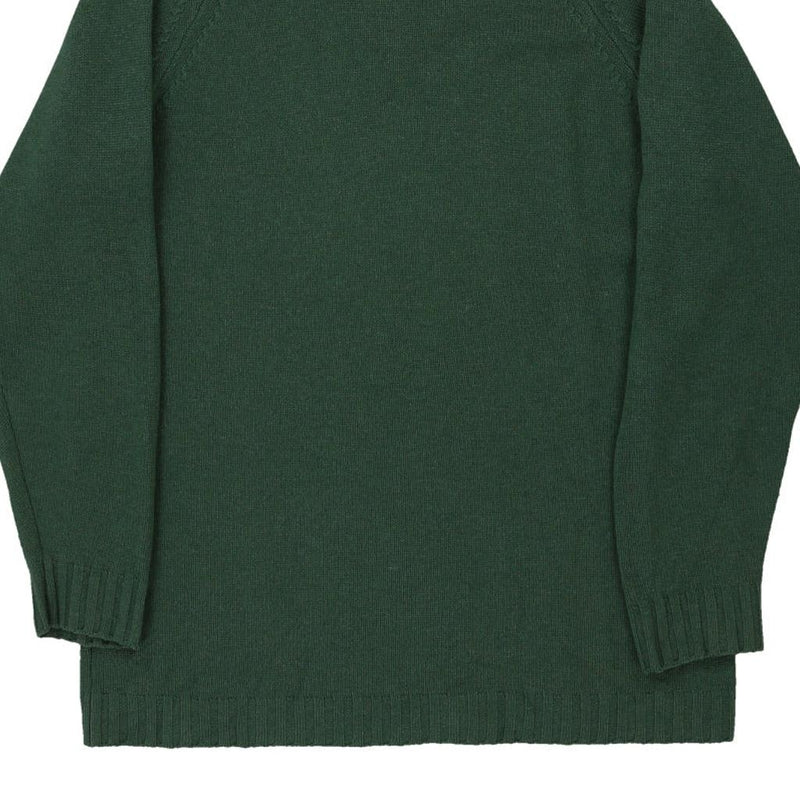Blumarine V-neck Jumper - Small Green Wool Blend